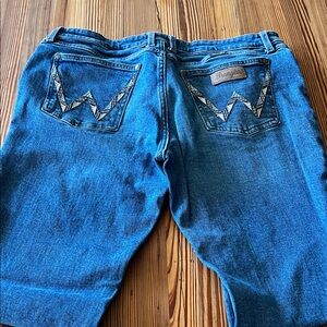 Wrangler Indigo Blue Jeans with Signature Stitching